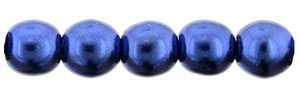 Pearl Coat - Round 4mm : Pearl - Royal Blue