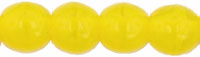 Round Beads 4mm : Milky Yellow