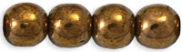 Round Beads 4mm : Bronze