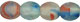Round Beads 4mm : HurriCane Glass - Matte Neah Bay