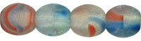 Round Beads 4mm : HurriCane Glass - Matte - Neah Bay
