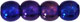 Round Beads 4mm: Luster Iris - Cobalt