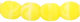 Round Beads 4mm : Matte Lemon White