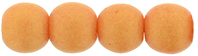 Round Beads 4mm : Pacifica - Tangerine