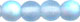 Round Beads 4mm - Matte/AB : Lt. Sapphire