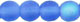 Round Beads 4mm - Matte/AB: Sapphire