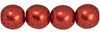 Round Beads 6mm : ColorTrends: Saturated Metallic Cranberry