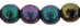 Round Beads 6mm: Iris - Purple
