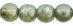 Round Beads 6mm : Luster - Transparent Green