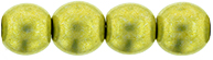 Round Beads 6mm : ColorTrends: Saturated Metallic Primrose Yellow
