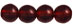 Round Beads 6mm : Garnet