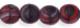 Round Beads 6mm : HurriCane Glass - Matte - Mods & Rockers