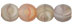 Round Beads 6mm : HurriCane Glass - Matte - Delirium