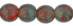 Round Beads 6mm : HurriCane Glass - Savanna Cacti