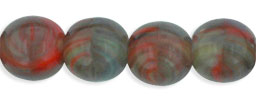 Round Beads 6mm : HurriCane Glass - Savanna Cacti