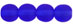 Round Beads 6mm: Matte - Sapphire