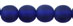 Round Beads 6mm: Matte - Cobalt