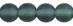 Round Beads 6mm: Matte - Montana Blue