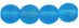 Round Beads 6mm: Matte - Aquamarine