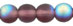 Round Beads 6mm - AB: Matte - Amethyst AB