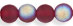 Round Beads 6mm - AB : Matte - Garnet