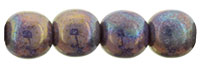Round Beads 6mm : Luster - Opaque Bronzed Smoke