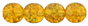 Round Crackle Beads 6mm: Topaz/Green