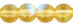 Round Beads 6mm - AB : Lt. Topaz