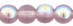 Round Beads 6mm - AB: Lt. Amethyst