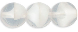 Round Beads 8mm : Crystal/White