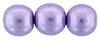 Round Beads 8mm : ColorTrends: Saturated Metallic Crocus Petal
