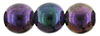 Round Beads 8mm : Iris Purple