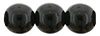 Round Beads 8mm: Jet