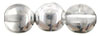 Round Beads 8mm: Silver - 1/2