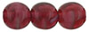 Round Beads 8mm : Pearl/Fuchsia