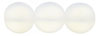 Round Beads 8mm : Matte White