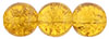 Round Crackle Beads 8mm: Medium Topaz