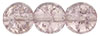 Round Crackle Beads 8mm : Lt. Amethyst