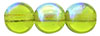 Round Beads 8mm - AB: Olivine