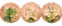Round Crackle Beads 10mm: Green/Pink