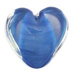 Satin Hearts 18mm: Cobalt