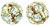 Rhinestone Balls 6mm : Gold - Crystal