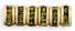 Rhinestone Rondelles 4.5mm - Gold: Olivine
