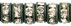 Rhinestone Rondelles 4.5mm - Black : Light Rosaline