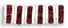 Rhinestone Rondelles 4.5mm - Silver: Ruby