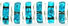 Rhinestone Rondelles 5mm - Silver: Aquamarine
