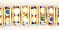 Rhinestone Squaredelles 8mm : Gold - Crystal AB