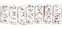 Rhinestone Squaredelles 6mm : Silver - Crystal