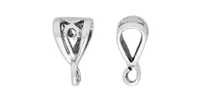 Starman Sterling Silver Essentials : Detailed Small Bail 10 x 5.5mm