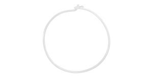Starman Sterling Silver Essentials : Circle Earwire